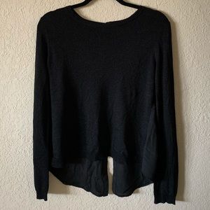 FOREVER 21 | Black Sparkly Blouse Medium